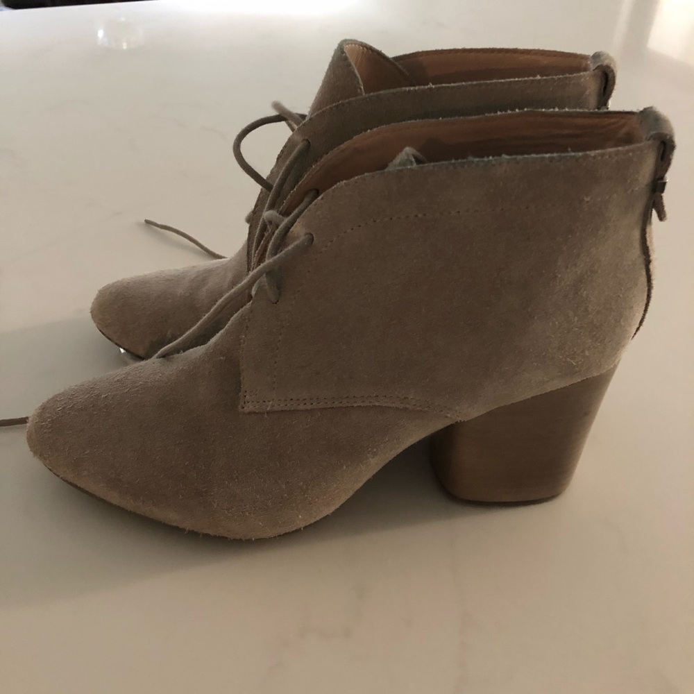French connection, suede booties